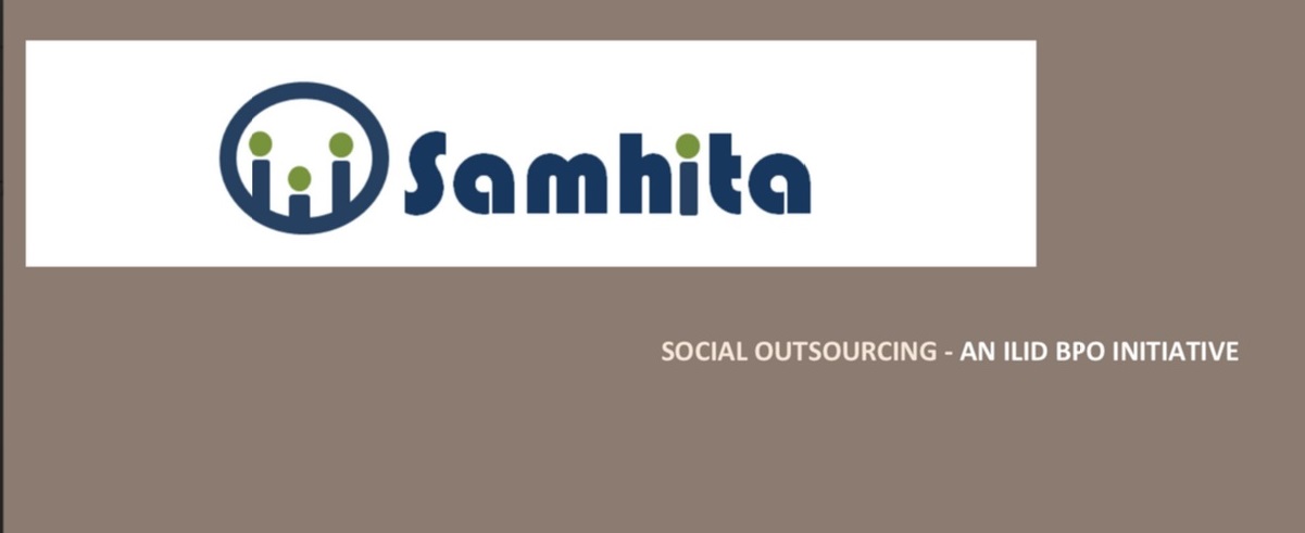 Logo of Samhitha representing the brand identity.