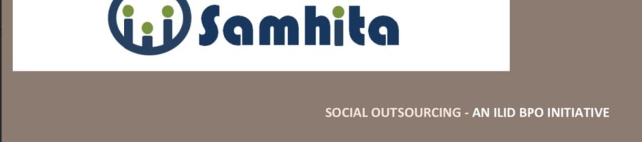 Logo of Samhitha representing the brand identity.